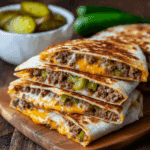 Cheeseburger Quesadilla