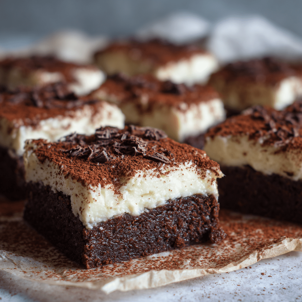 Tiramisu Brownies