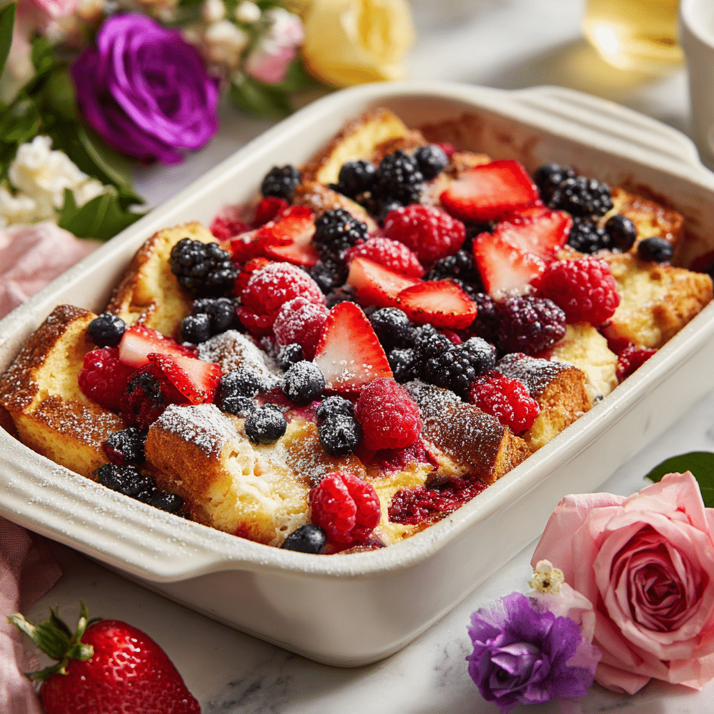Berry Croissant Bake: The Perfect Easy Brunch Delight 2 Berry Croissant Bake