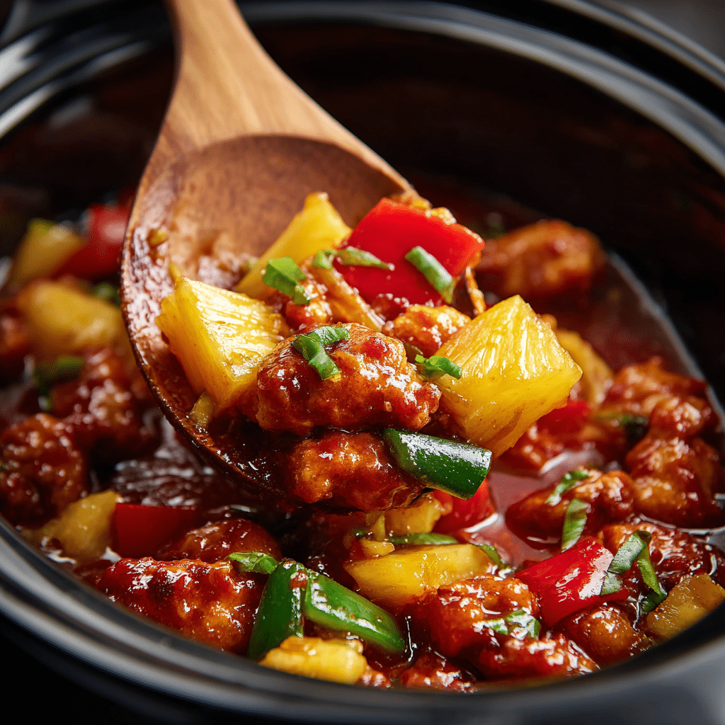 Crockpot Sweet and Sour Chicken