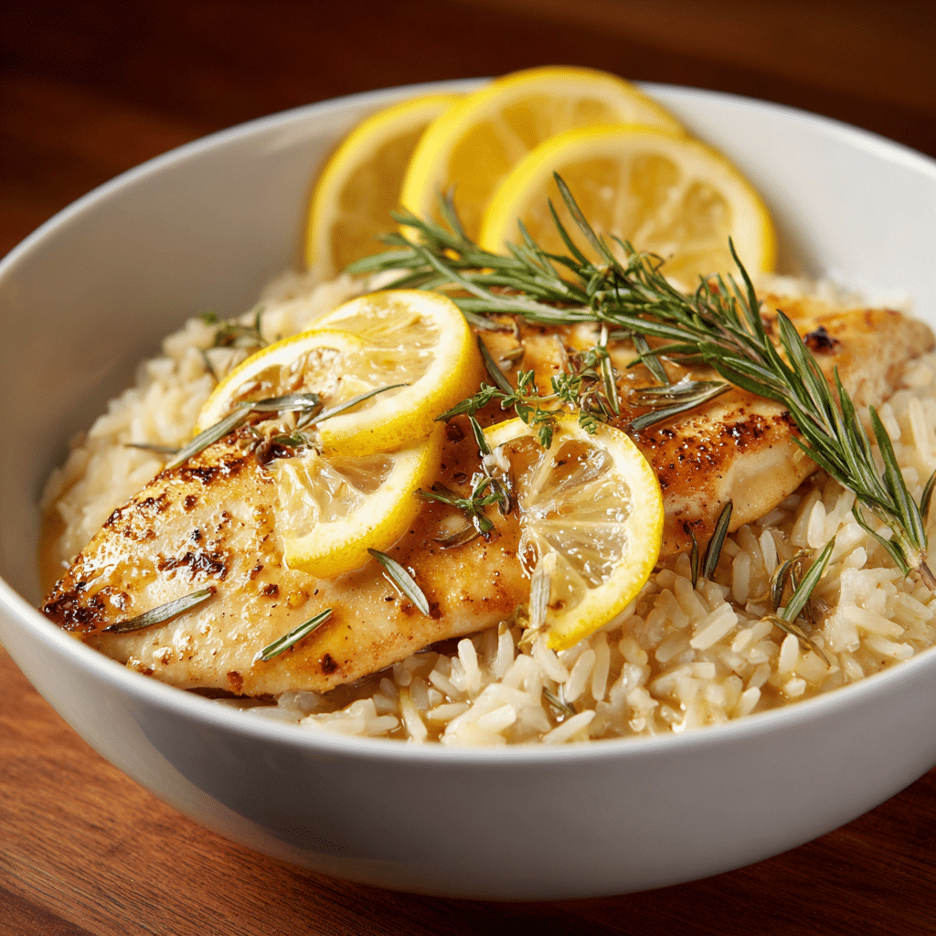 Lemon Herb Chicken and Rice: A Comforting One-Pot Favorite 2 Lemon Herb Chicken and Rice