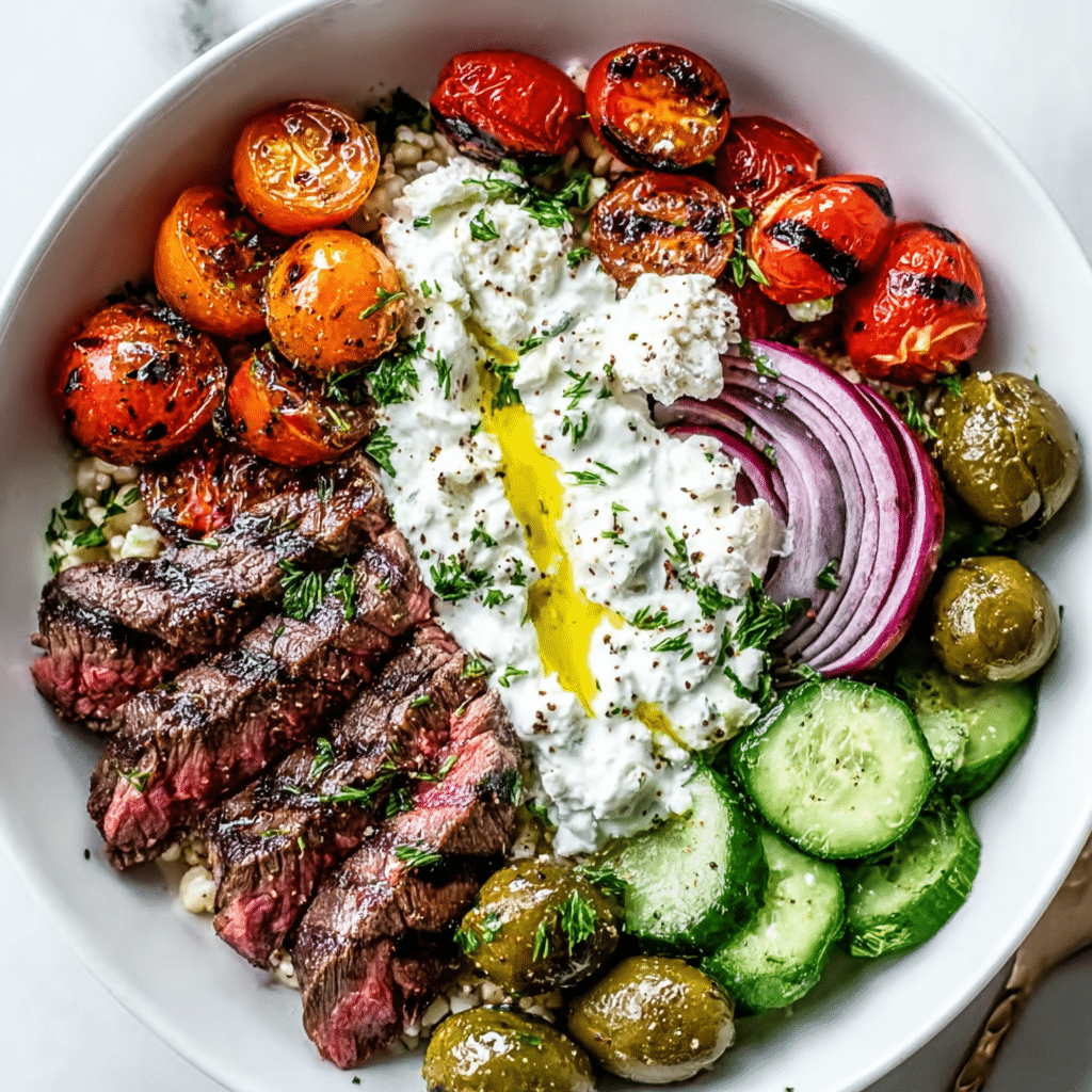 Mediterranean Steak Bowl
