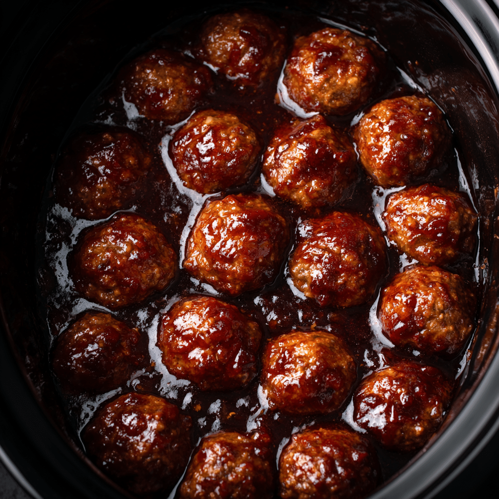 Slow Cooker Salisbury Steak Meatballs