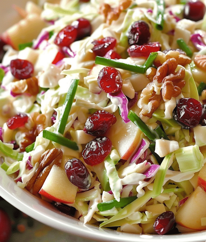 Apple Cranberry Coleslaw