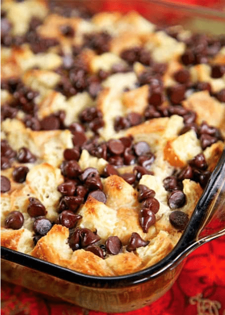 Chocolate Croissant Breakfast Bake