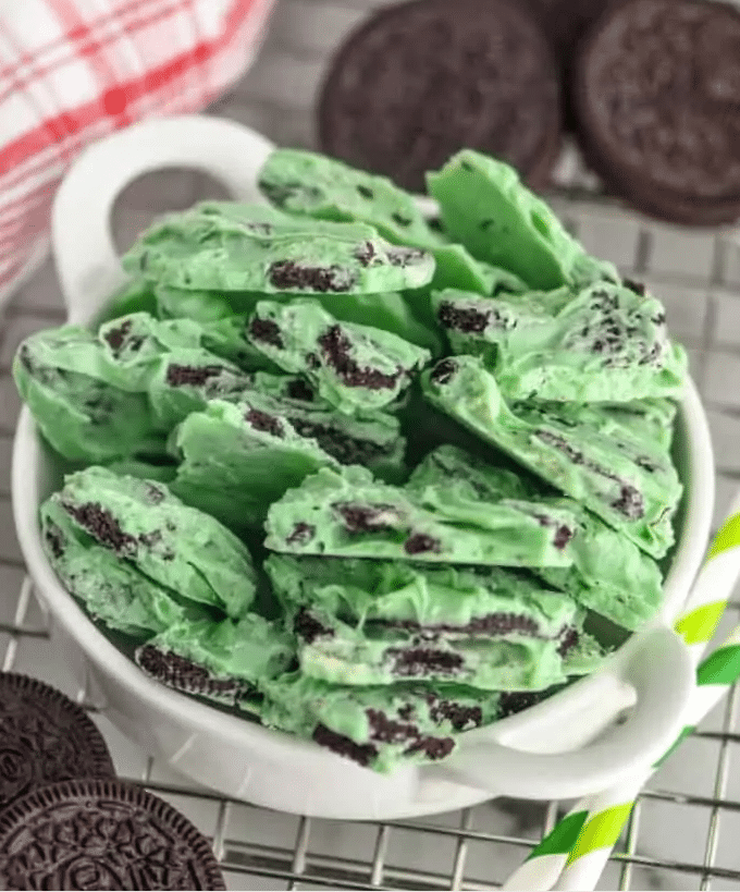 Mint Oreo Bark