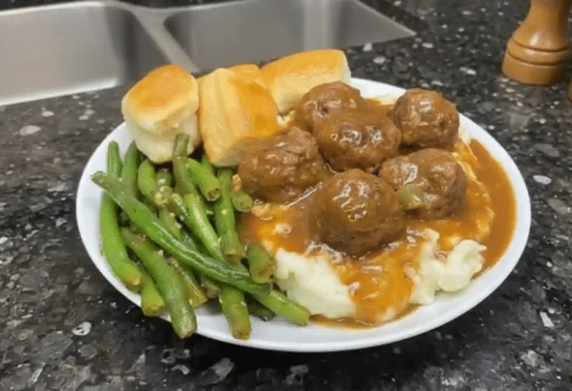Smothered Meatballs Recipe