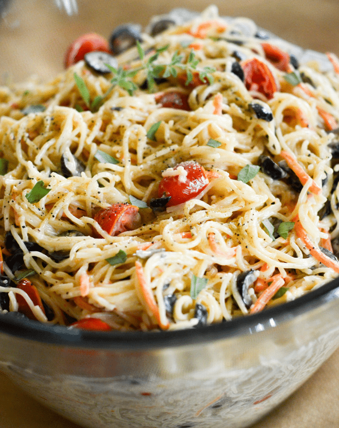 Angel Hair Pasta Salad