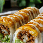 Big Mac Rice Paper Rolls