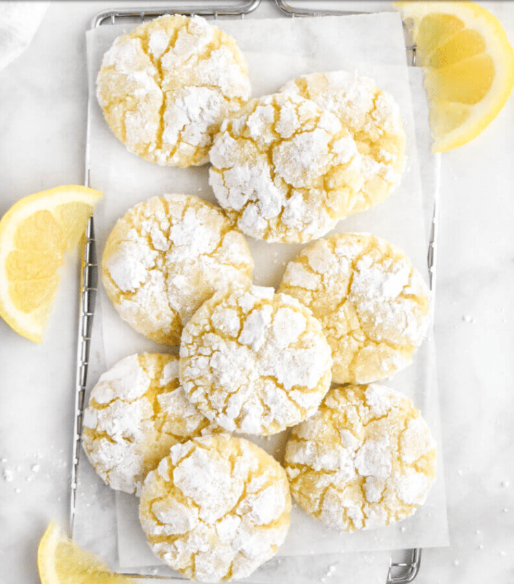 Lemon Crinkle Cookies