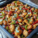 Sheet Pan Cashew Chicken