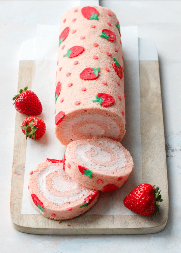 Strawberry Cake Roll Recipe