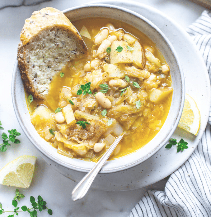 White Bean Cabbage Soup