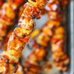 BBQ Pineapple Chicken Kabobs