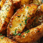 Garlic Parmesan Potato Wedges