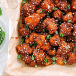 Sticky Honey Garlic Cauliflower