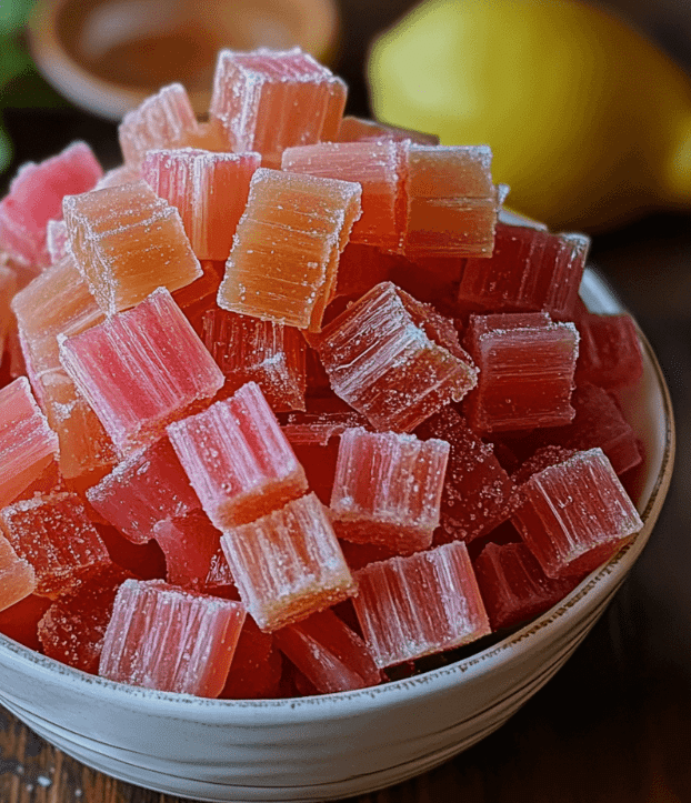 Candied Rhubarb