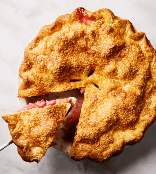 Old-Fashioned Rhubarb Pie – Classic Homemade Spring Dessert 2 Old Fashioned Rhubarb Pie