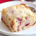 Rhubarb Cake Butter Sauce