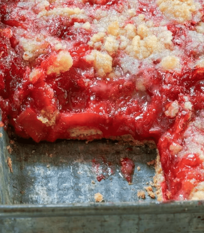 Rhubarb Jello Dessert
