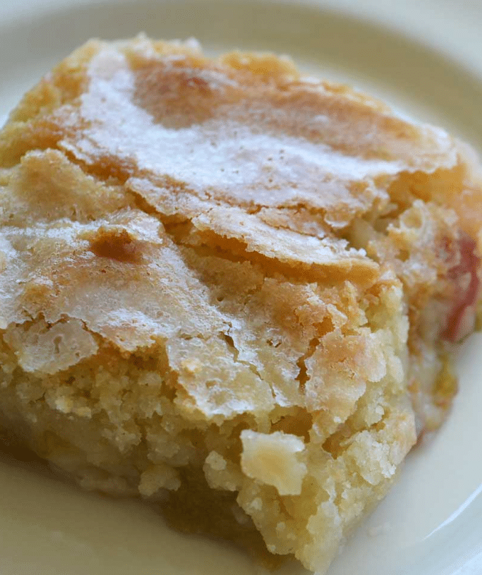 Rhubarb Pudding Cake