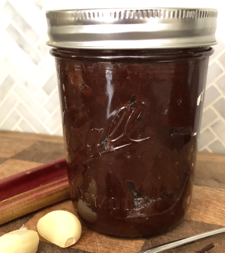 Spiced Rhubarb Steak Sauce