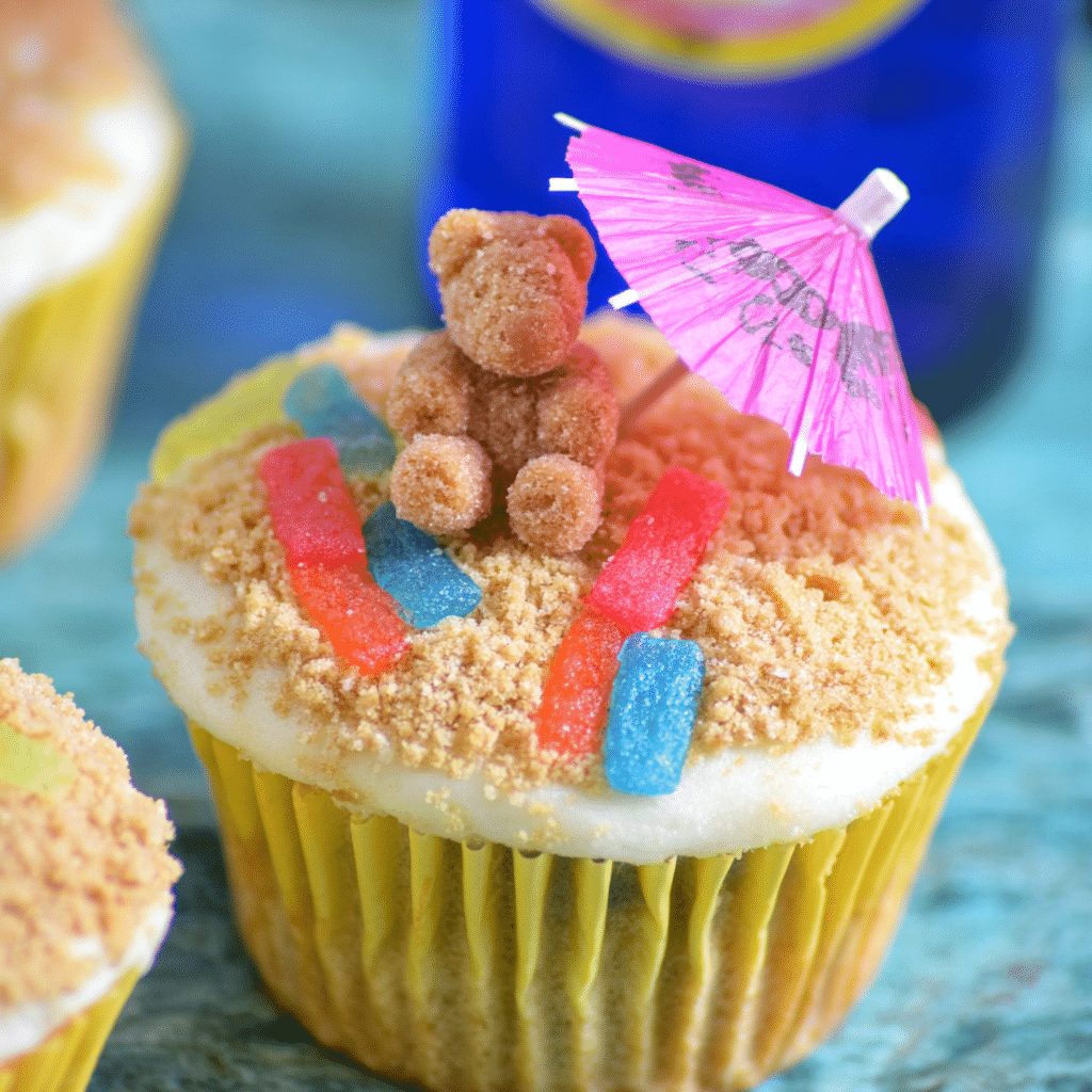 Summer Beach Party Cupcakes