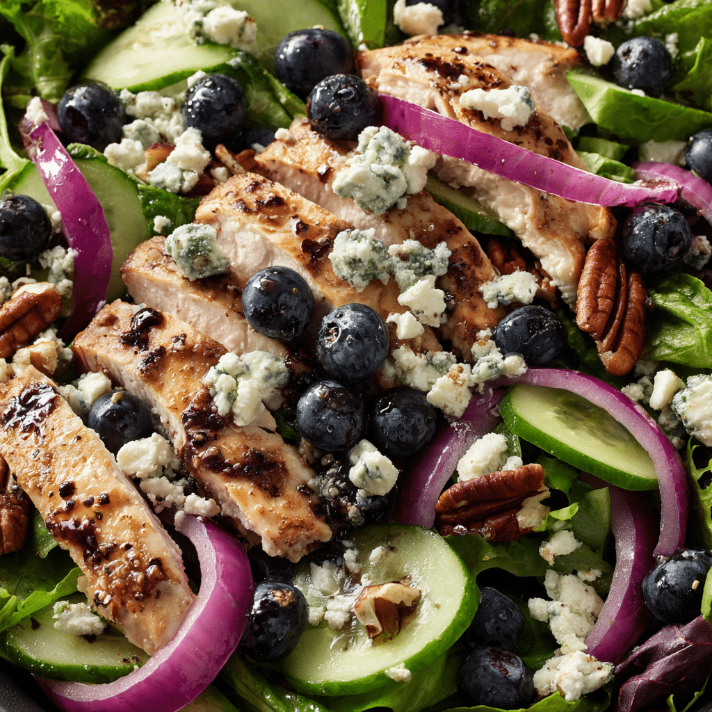 Chicken Blueberry Feta Salad – Fresh & Flavorful Summer Salad Recipe 2 Chicken Blueberry Feta Salad