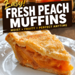 Fresh Peach Muffins