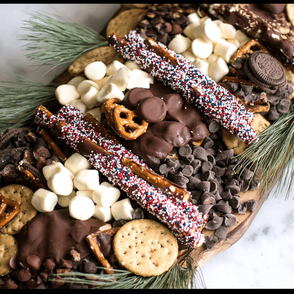 Patriotic Pretzel Rods