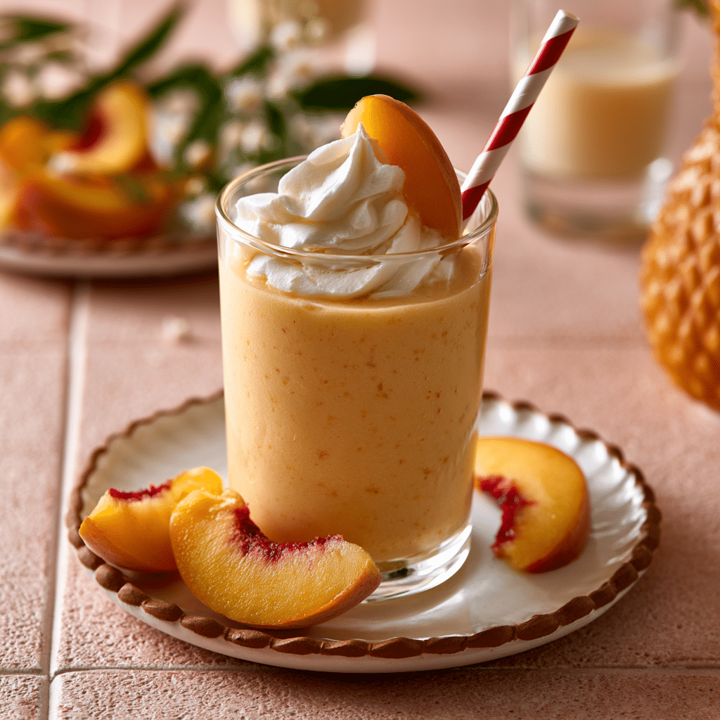 Peach Milkshake