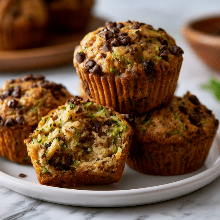 Zucchini Chocolate Chip Muffins