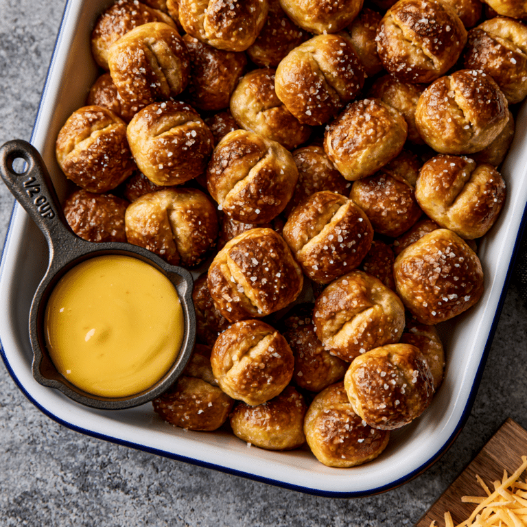 Homemade Soft Pretzel Bites