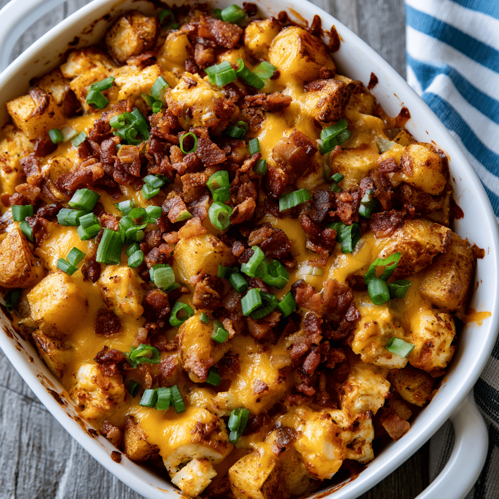 Loaded Chicken and Potato Casserole