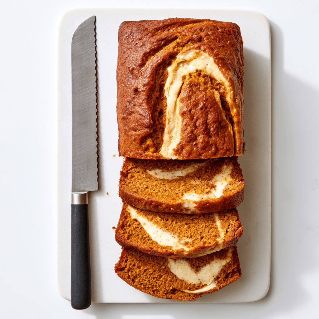 Pumpkin Cream Cheese Bread