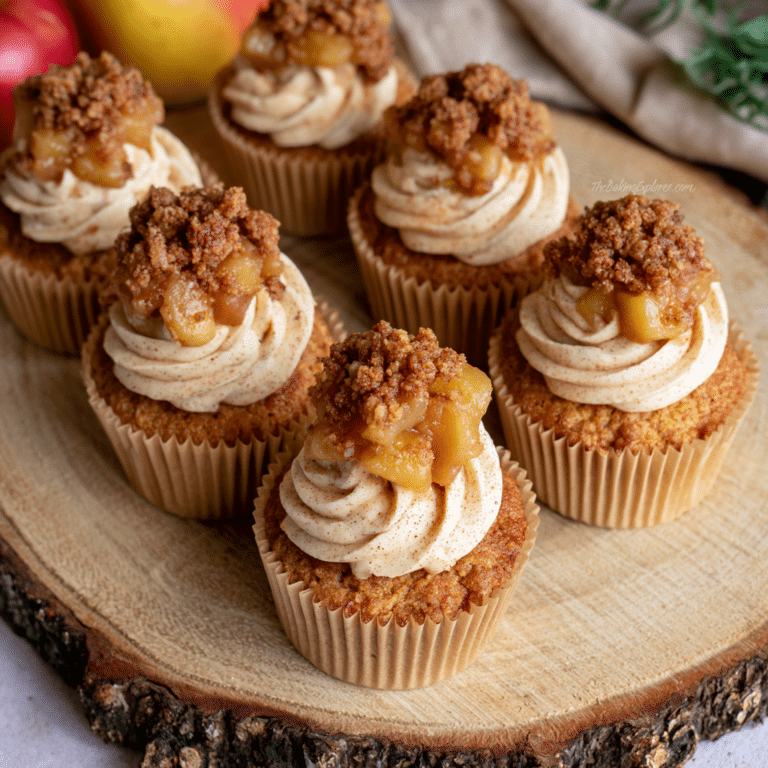 Apple Crumble Cupcakes